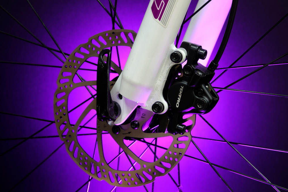 Lorak Glory 100 HD 27.5 Белый/Фиолетовый рама 17 (на рост 155-173)