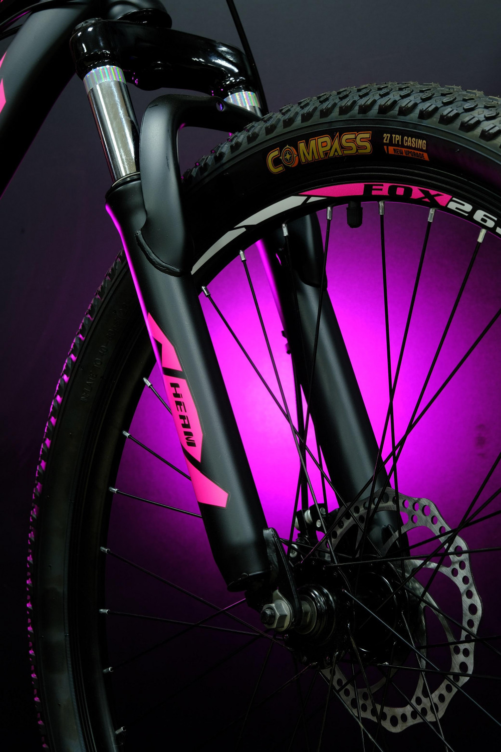 Heam FOX 26 Girl Чёрно/Розовый рама 17 (на рост 155-173)